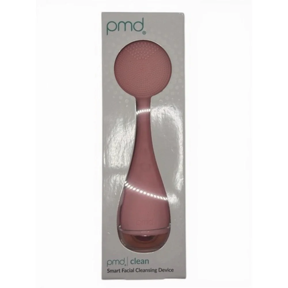 PMD Clean Smart Facial Cleansing Massage Device Silicone Blush New In Box Works